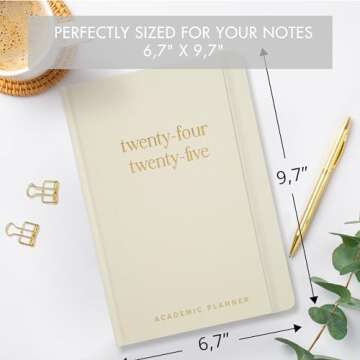 Stylish 2024-2025 Academic Planner for Students