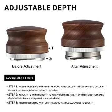 GURUDAR 53mm Coffee Distributor & Espresso Leveler Tool