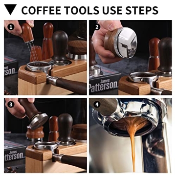 GURUDAR 53mm Coffee Distributor & Espresso Leveler Tool