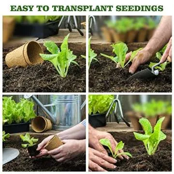 Biodegradable Plant Pots Kit - 40 Peat Seedling Starters