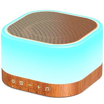 SleeZOO Sound Machine White Noise Machine with 25 Sounds and Night Light Features