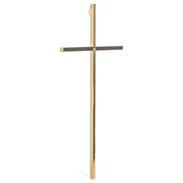 Elegant Goldtone Decorative Hanging Cross for All