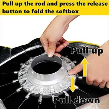Parabolic Softbox with Bowens Mount - NiceFoto 27 inch Studio Light