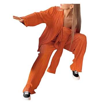 Summer Wide Leg Pants Set for Women - Stylish & Casual