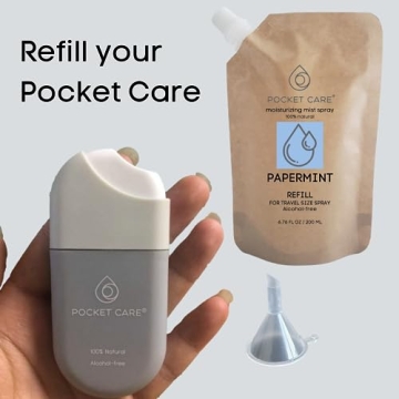 Travel-Friendly Peppermint Hand Spray for Moisturizing