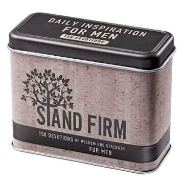 Men's Daily Devotional Cards in Sturdy Tin - 150 Inspirations