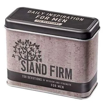 Men's Daily Devotional Cards in Sturdy Tin - 150 Inspirations