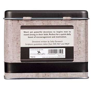 Men's Daily Devotional Cards in Sturdy Tin - 150 Inspirations