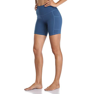 High Waisted Biker Shorts with Pockets for Women