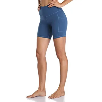 High Waisted Biker Shorts with Pockets for Women