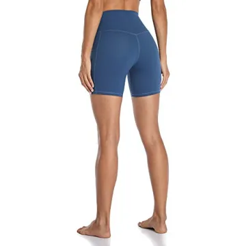 High Waisted Biker Shorts with Pockets for Women