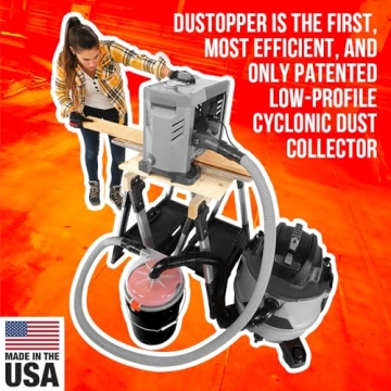 Dustopper PRO Low-Profile Dust Separator for Vacuums