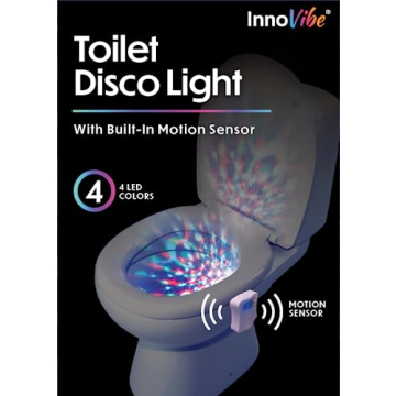 InnoVibe Toilet Disco Light - Fun Bathroom Accessory