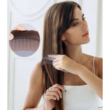 Dandruff Comb, Scalp Comb Psoriasis Comb Dandruff Removal Comb Scalp Sweep Dandruff Comb Remover, Li...