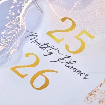 2025-2026 Monthly Planner - Stylish & Functional Design