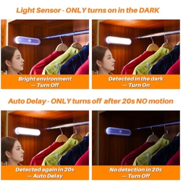 CORDLESS STAR-SPANGLED Motion Sensor Lights for Home