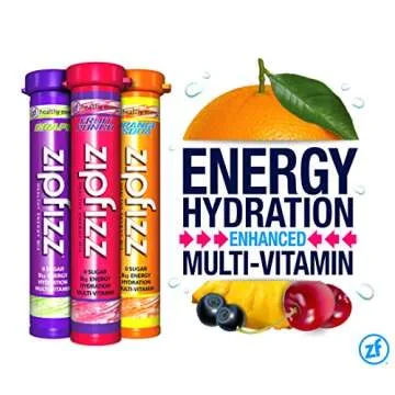 Zipfizz Energy Drink Mix, Electrolyte Hydration Powder with B12 and Multi Vitamin, Combo Pack - 30 Count(Pack of 1)