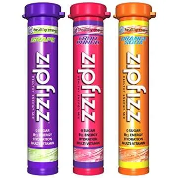 Zipfizz Energy Drink Mix, Electrolyte Hydration Powder with B12 and Multi Vitamin, Combo Pack - 30 Count(Pack of 1)