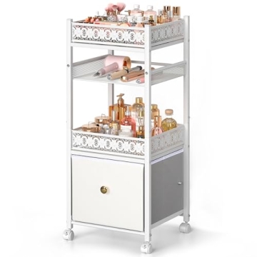 Large Makeup Organizer: Stylish Skincare & Vanity Storage