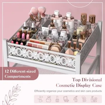 Large Makeup Organizer for Vanity & Skincare Essentials