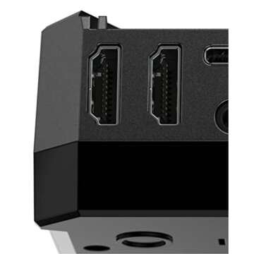 Argon ONE M.2 Aluminum Case for Raspberry Pi 4 with SATA SSD Support | Power Button and Fan | Compatible B-Key and B+M Key