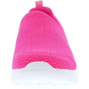 Skechers Women's Go Walk Joy Sneaker, Hot Pink, 11