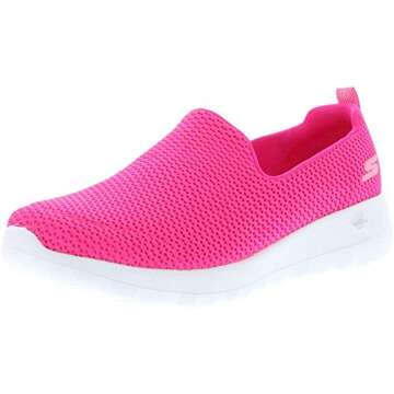 Skechers Women's Go Walk Joy Sneaker, Hot Pink, 11