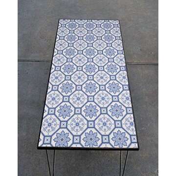 Blue White Floral Peel and Stick Wallpaper - Easy to Apply