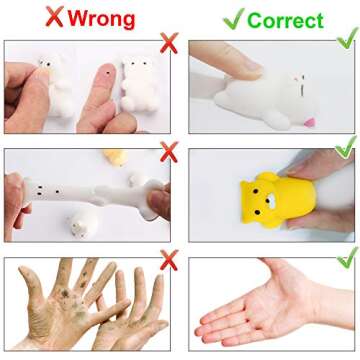 FEROXO Squishy Toys Party Favors for Kids - Squishys 30 Pack Mini Mochi Squishies, Pinata Easter Egg Fillers Treasure Box Prizes Classroom Unicorn Cat Stress Reliever Pug Stuffed Animal Silicon