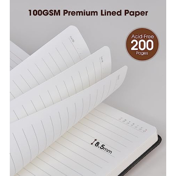 Personalized Black Leather Journal Set with Pen