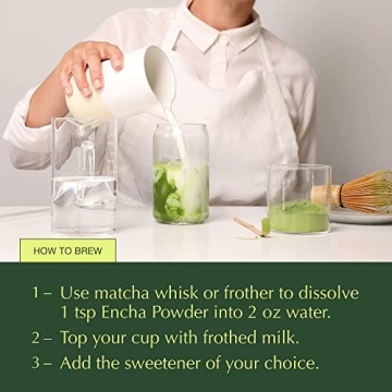 Encha Organic Matcha Powder for Lattes from Japan - 60g