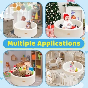 HARBOLLE Baby Ball Pit Soft Indoor Outdoor Playpen