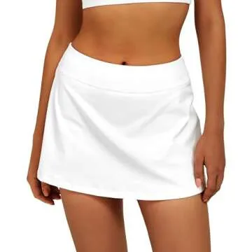 Stelle Women Tennis Skirt Golf Skorts - High Waisted, Pockets, Athletic Fit for All Activities