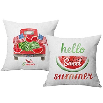 ULOVE Decorative Pillow Covers for Summer Fun