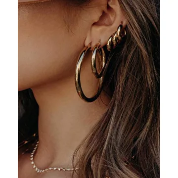 BYCHARI Baby Sade Hoops - Everyday Stylish Earrings