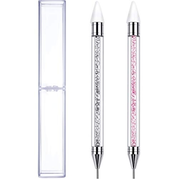 Tatuo 2-Piece Rhinestone Picker for Nail Art and Crafts