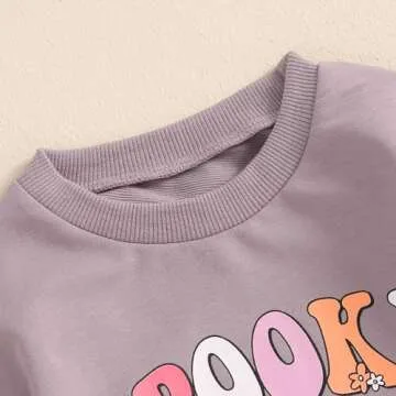 Molgkyo Newborn Baby Girl Boy Halloween Outfit Long Sleeve Pumpkin Ghost Sweatshirt Romper Oversized Bodysuit Fall Clothes