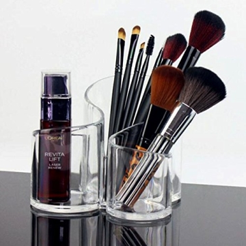 Bekith Clear Makeup Brush Holder Organizer for Cosmetics