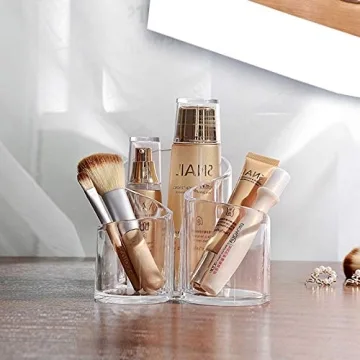Bekith Clear Makeup Brush Holder Organizer for Cosmetics