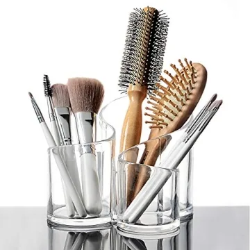 Bekith Clear Makeup Brush Holder Organizer for Cosmetics