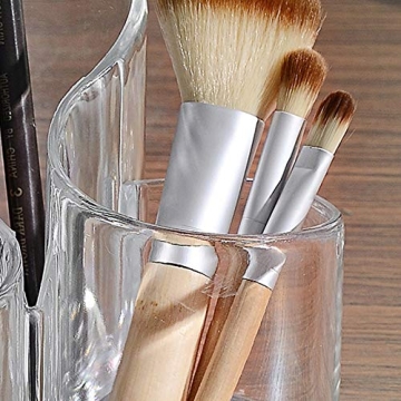 Bekith Clear Makeup Brush Holder Organizer for Cosmetics