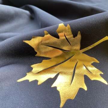 Tvinyl Warehouse Gold Iron on Vinyl Foil HTV Heat Transfer Vinyl for T-Shirt 12" X 10"(Pack of 3)