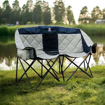 Coastrail Outdoor Double Camping Chair for Couples
