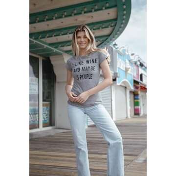 Crazy Dog Women's Sarcastic Wine T-Shirt for Casual Fun