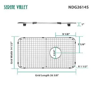 Serene Valley 26-3/8" Sink Bottom Grid - Durable & Stylish