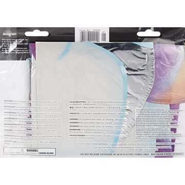 Globo Unicornio Metalizado Arcoiris 96,5 cm x 97 cm
