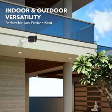 Wasserstein Adjustable Metal Wall Mount Compatible with Arlo Essential/XL Gen 2/Arlo Pro/2/3/4/Arlo Pro 5s/Ultra/Ultra 2 & Others - Ring Stick Up Cam Pro Battery, Wyze Cam Outdoor/Pan (2-Pack, White)