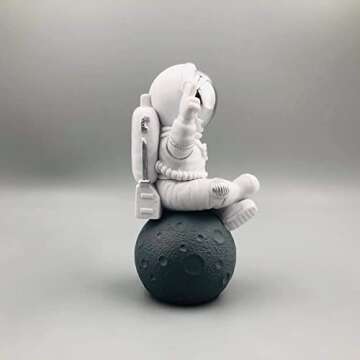 Ecacon Astronaut Figurine - Unique Home & Gift Decor