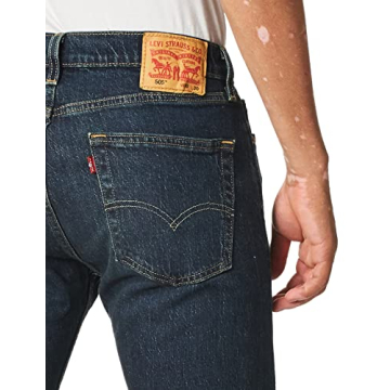Levi's Men's 505 Regular Fit Jeans for Everyday Comfort
