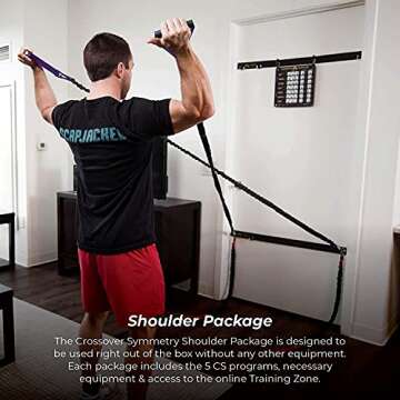 Crossover Symmetry 10 lbs Resistance Bands for Shoulder Care